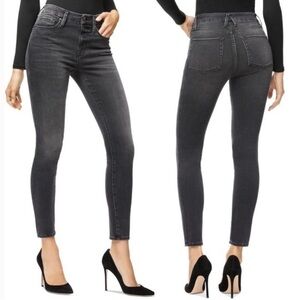 Good American Good Legs Crop Black058 Size 00